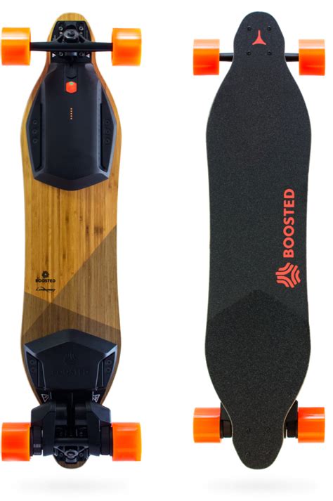 boosted electric skateboard.